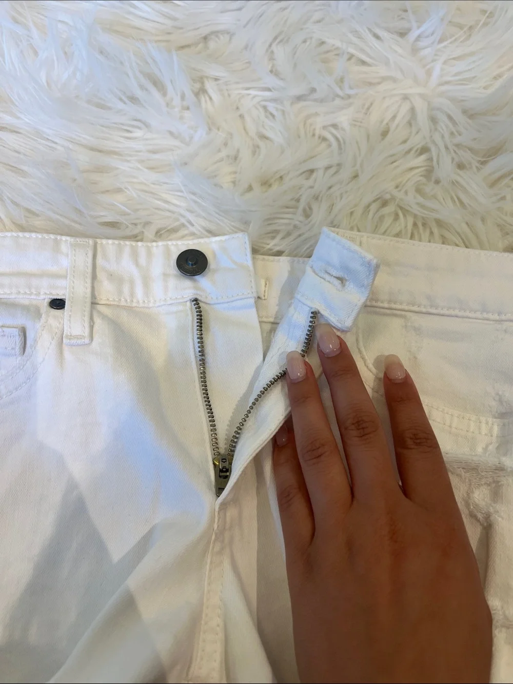 Joe’s White Denim Shorts